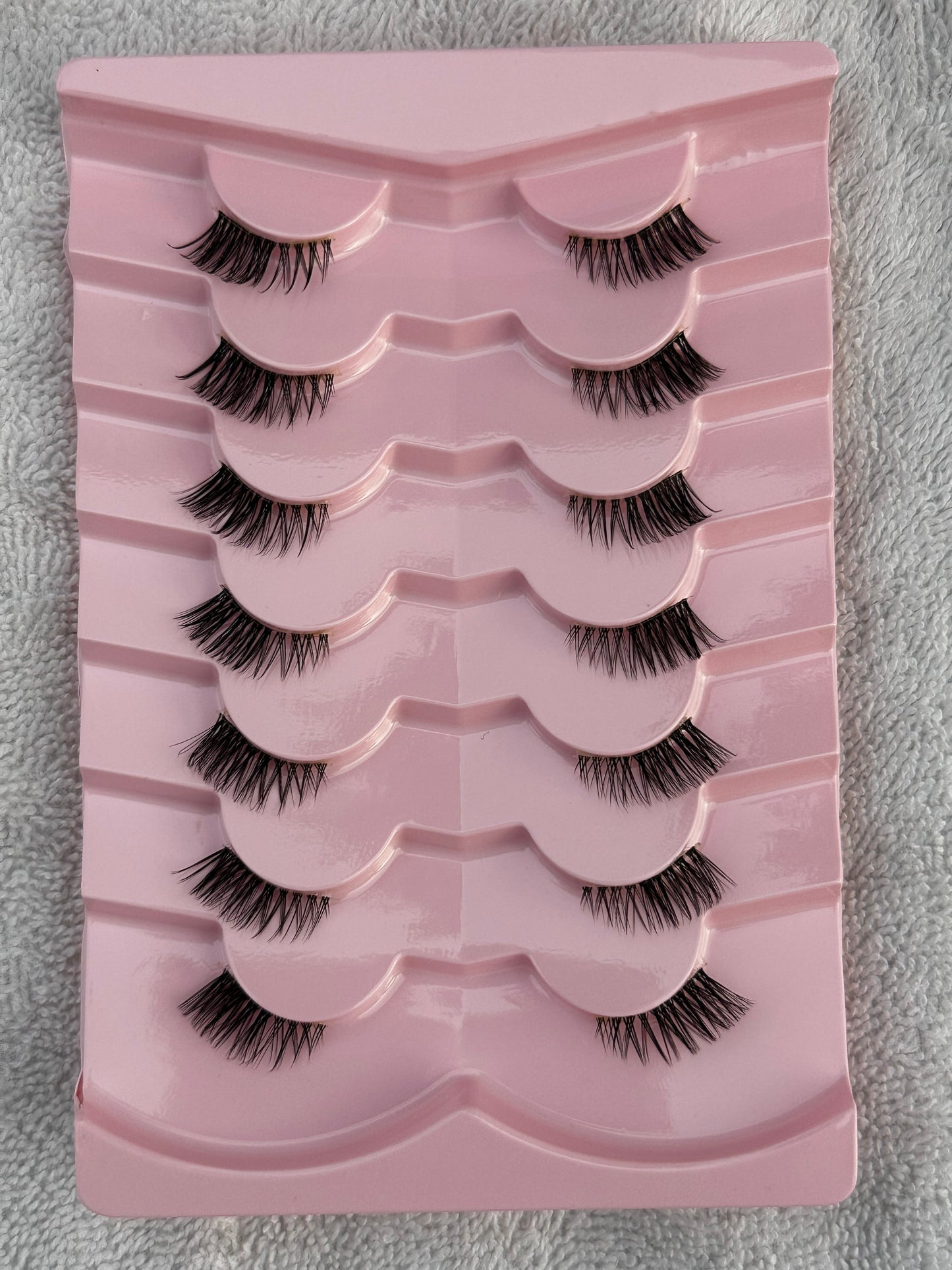 BM12F: Semi-Half Cluster Lashes Super Minimal 7 Pairs