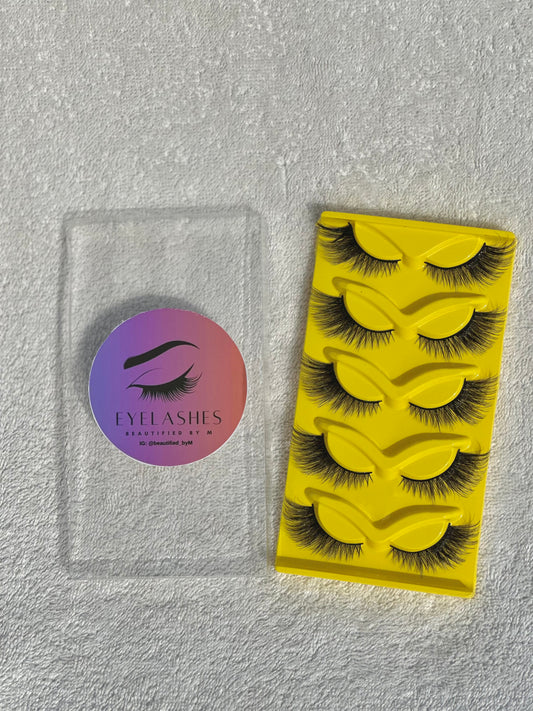 BM11: Cat Eye Fox Style Fancy Lashes 5 Pairs