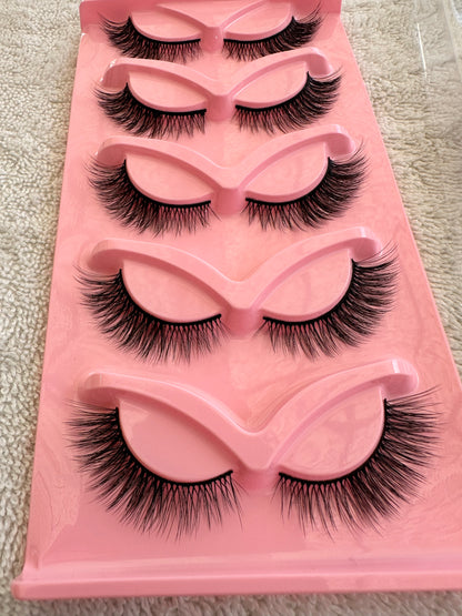 BM05: Fluffy Full Strip False Lashes 5 Pairs