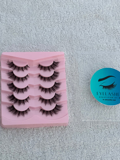 BM005: Fluffy Soft Dramatic Eyelashes 5 Pairs