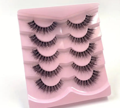 BM003: Natural curl resuable False Eyelashes