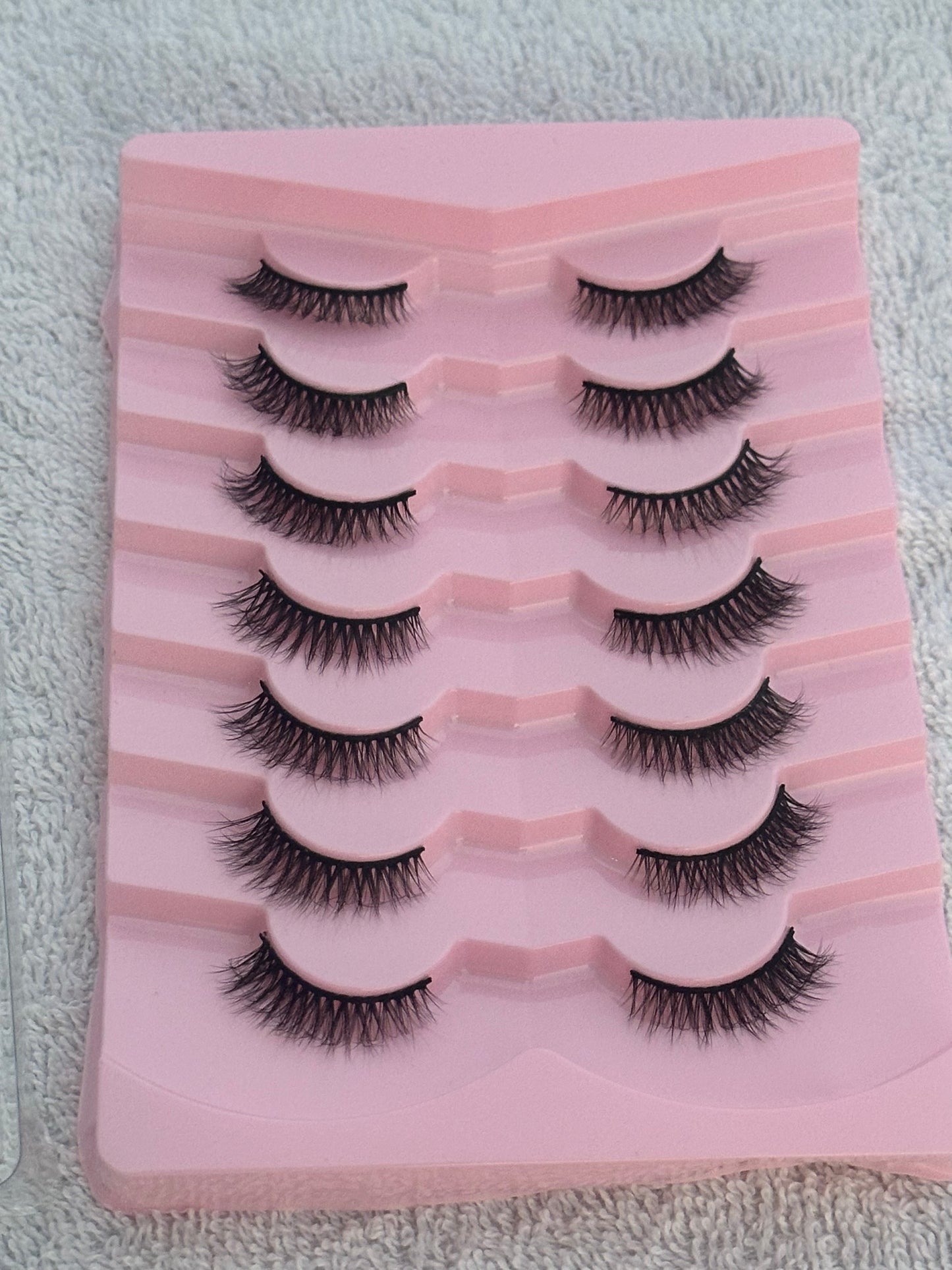 Natural Curly & Dense Eye Lashes 7 Pairs