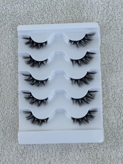 BM13: Soft Mink Half Cat Eye Lashes