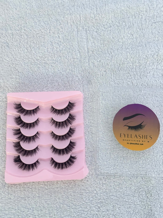 BM006: Natural look Wispy Silky Eyelashes