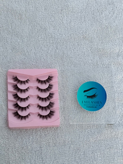 BM005: Fluffy Soft Dramatic Eyelashes 5 Pairs