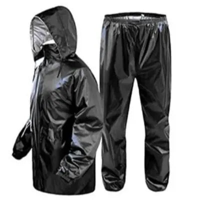 Waterproof 2 Pieces Rainwear Hooded Rain Suit Barsati