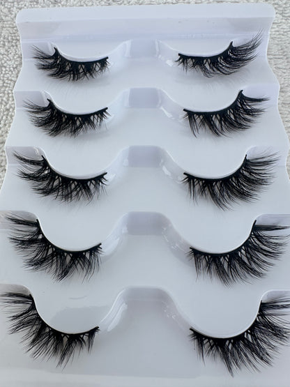 BM13: Soft Mink Half Cat Eye Lashes