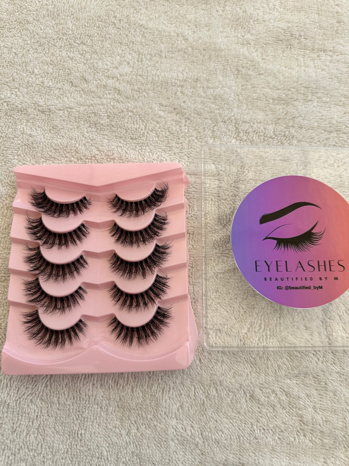 BM004: Volumized most natural Full Strip False Lashes 5 Pairs