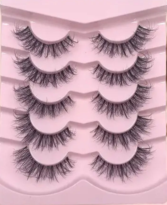 BM04: Volumized Full Strip False Lashes 5 Pairs