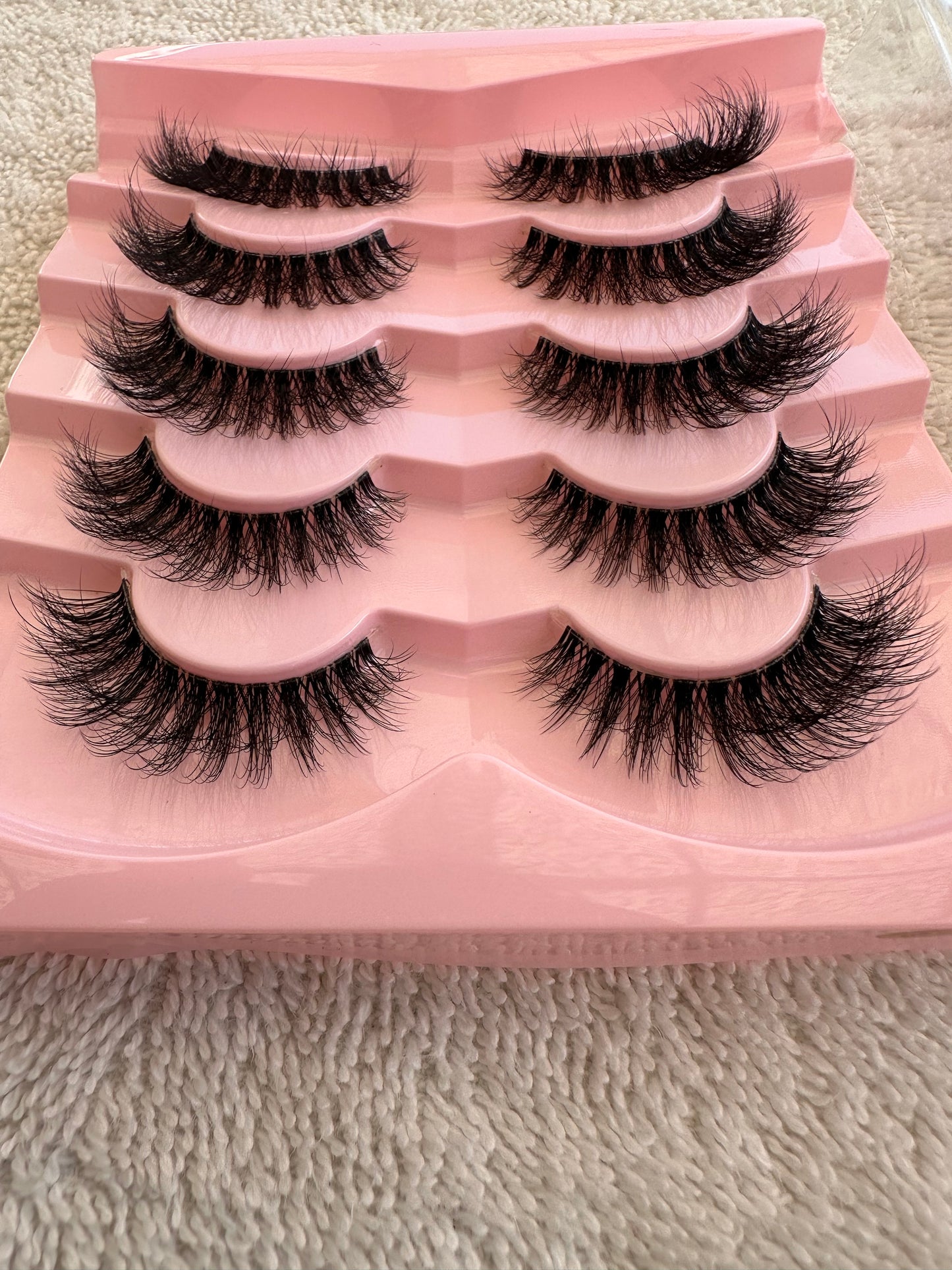 BM004: Volumized most natural Full Strip False Lashes 5 Pairs