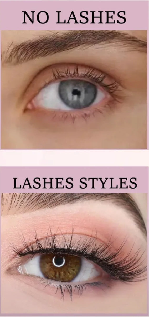 BM02: Fluffy Full Strip False Lashes 5 Pairs