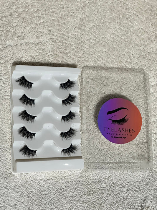 BM101: Luxurious Wispy Thick-Curl false eyelashes