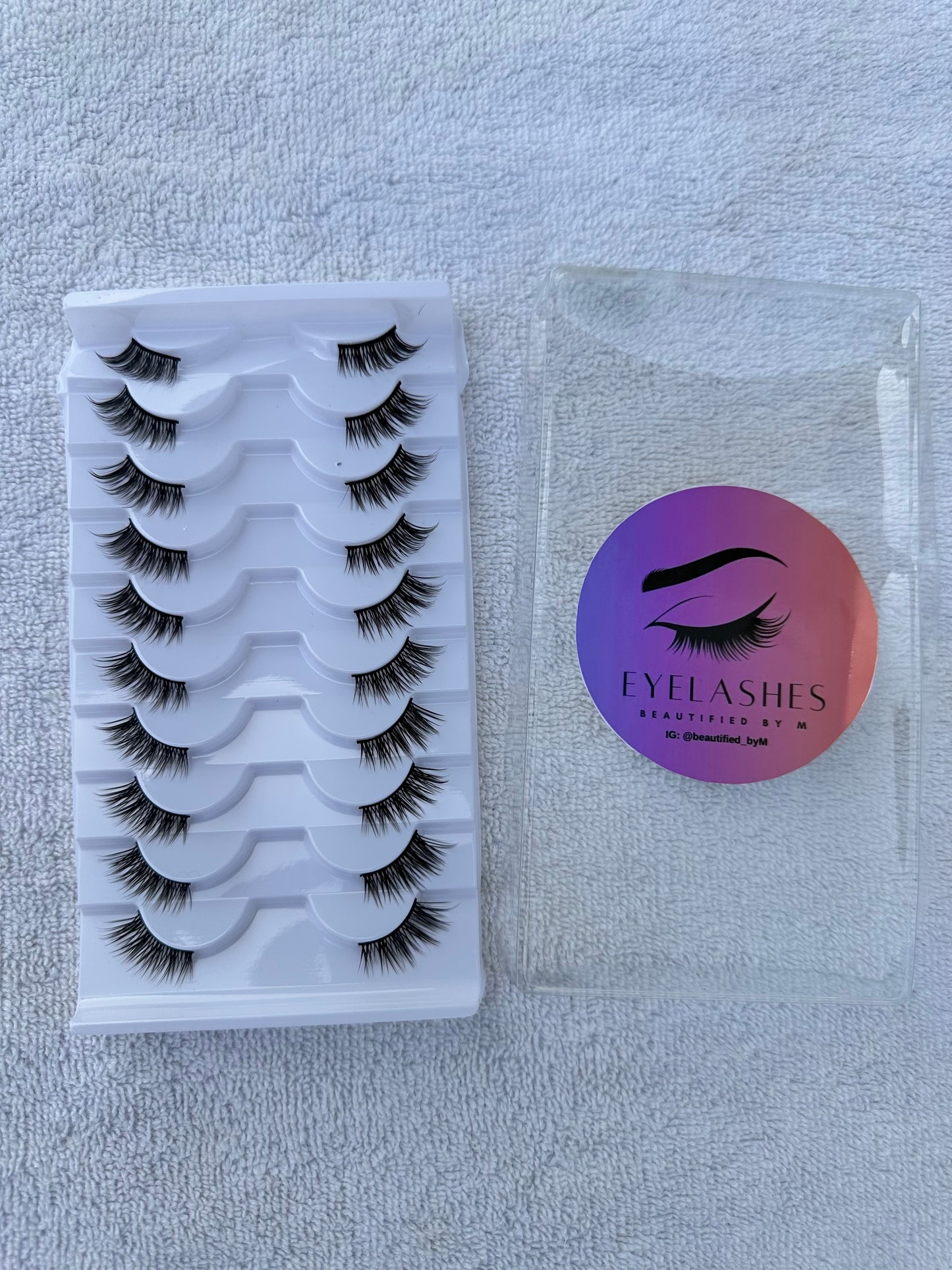 BM1010: 10 Pairs Half Cat Eyelashes – Effortless Lift, Flawless Flick
