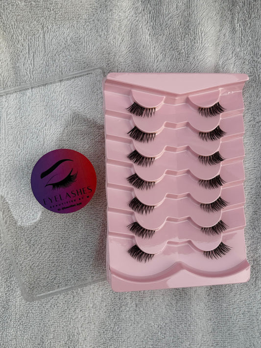 BM12F: Semi-Half Cluster Lashes Super Minimal 7 Pairs