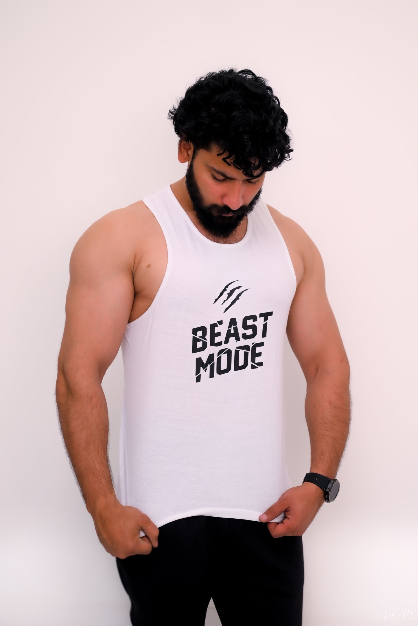 Premium Tanktop for Men: "Beast Mode"