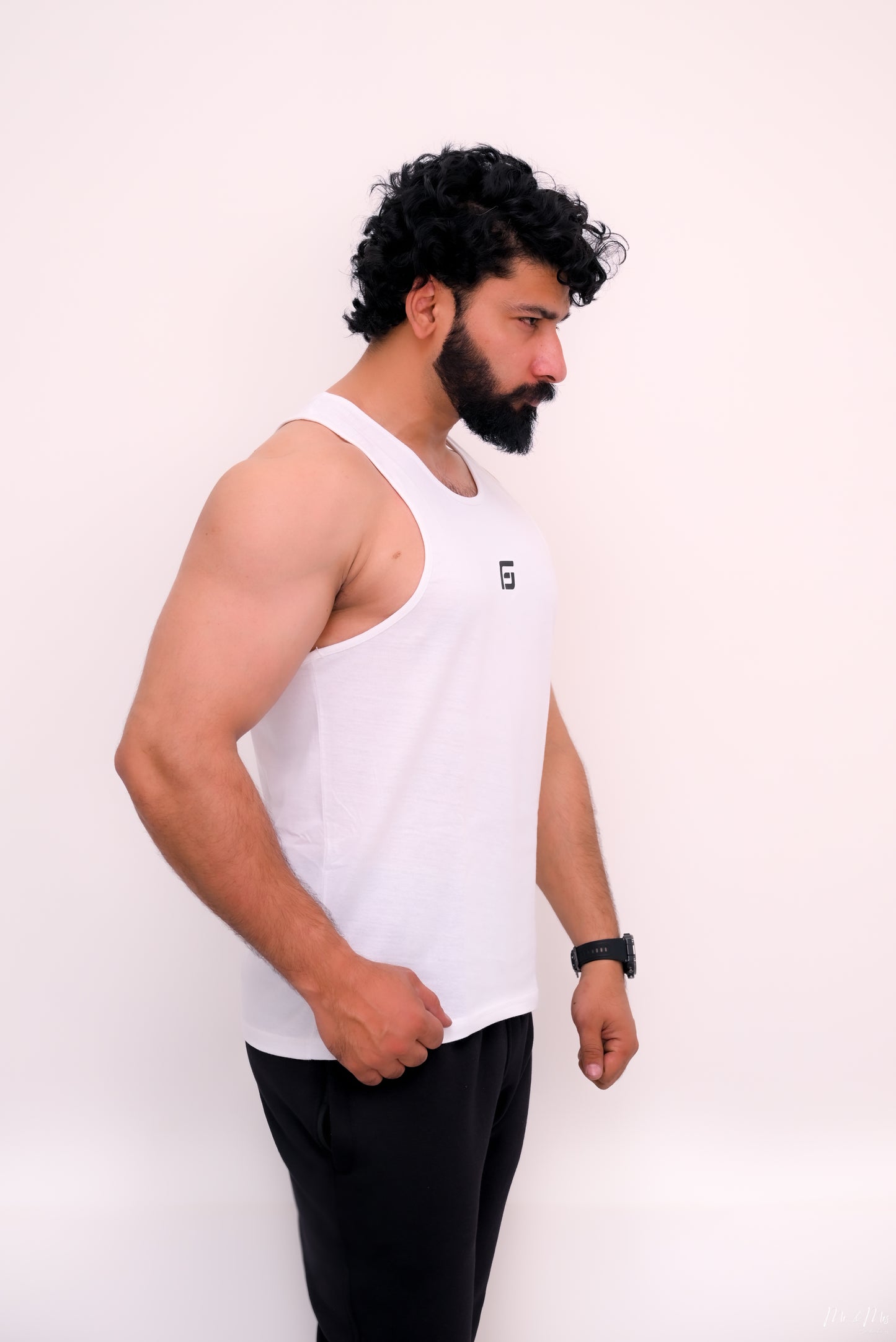 Sleek and Stylish basic Logo Tank Top for Men