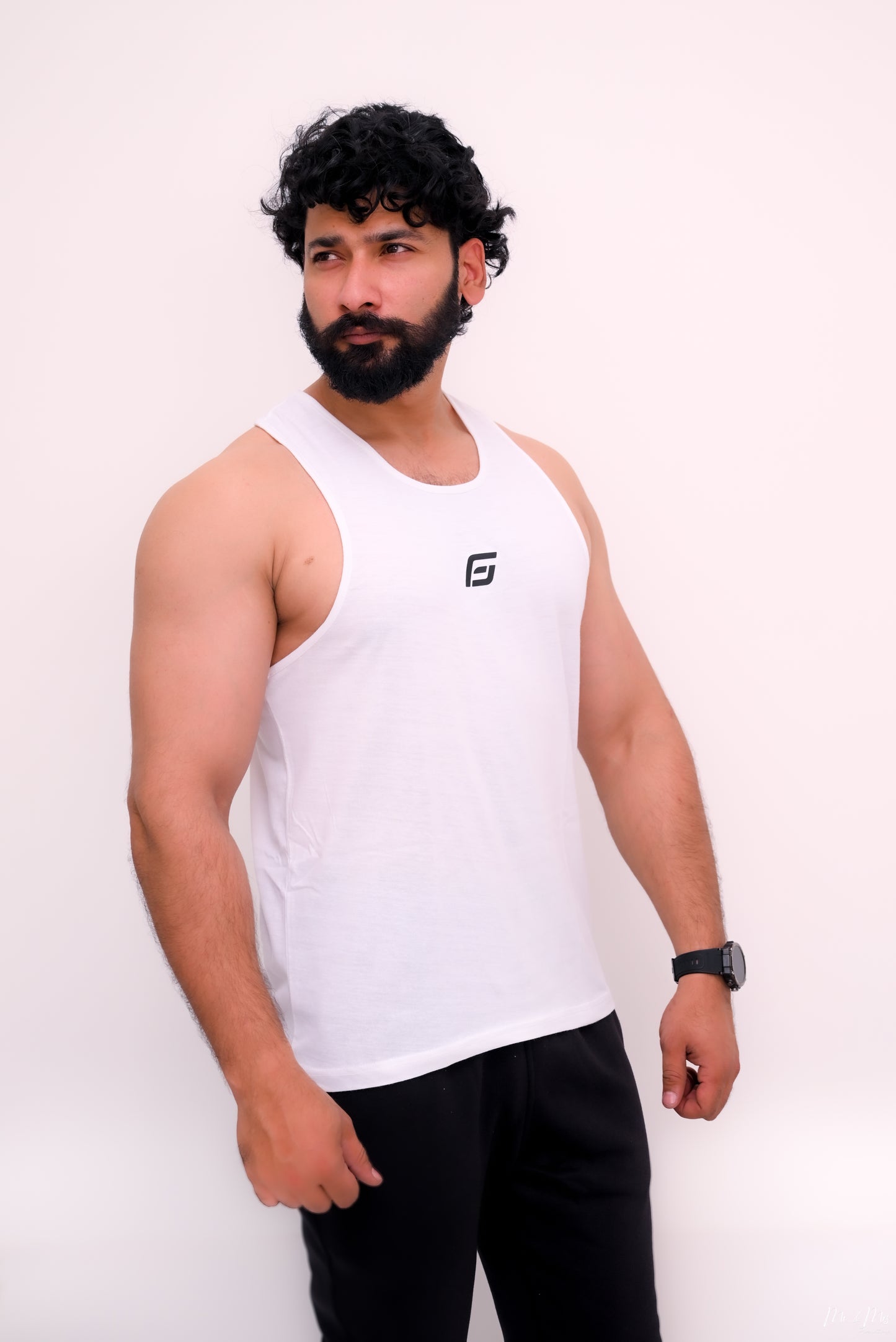 Sleek and Stylish basic Logo Tank Top for Men