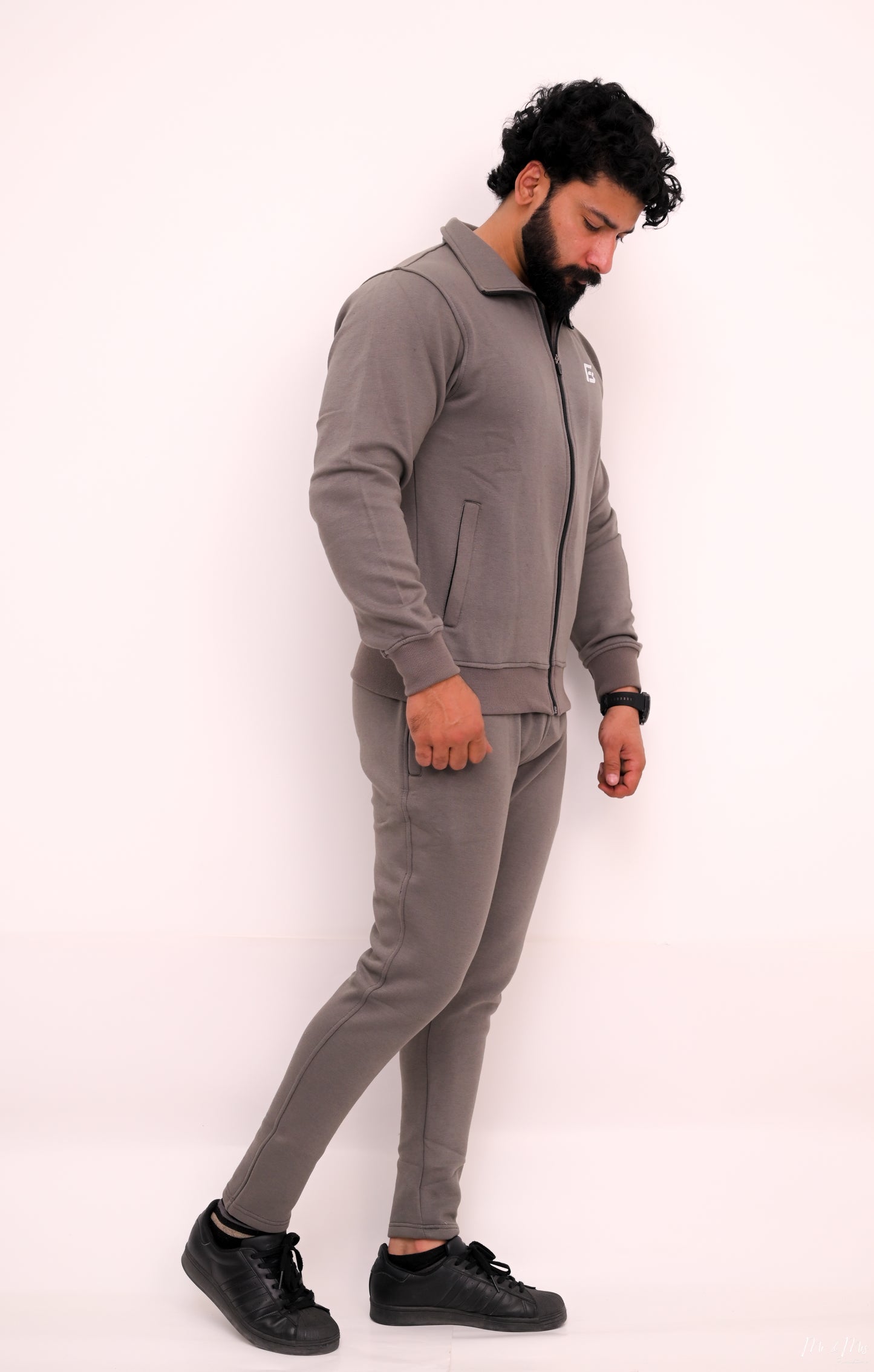 Premium Tracksuit- Charcoal Grey