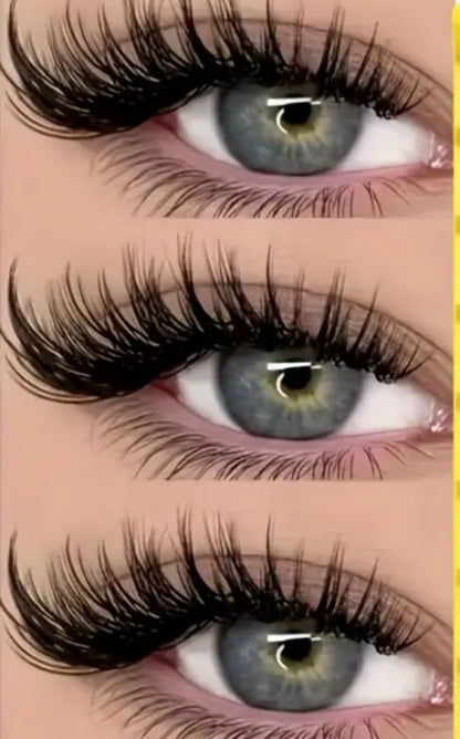 BM010: 10 Pairs Half Eye Cat Eyelashes – Natural Lift, Flirty Flair