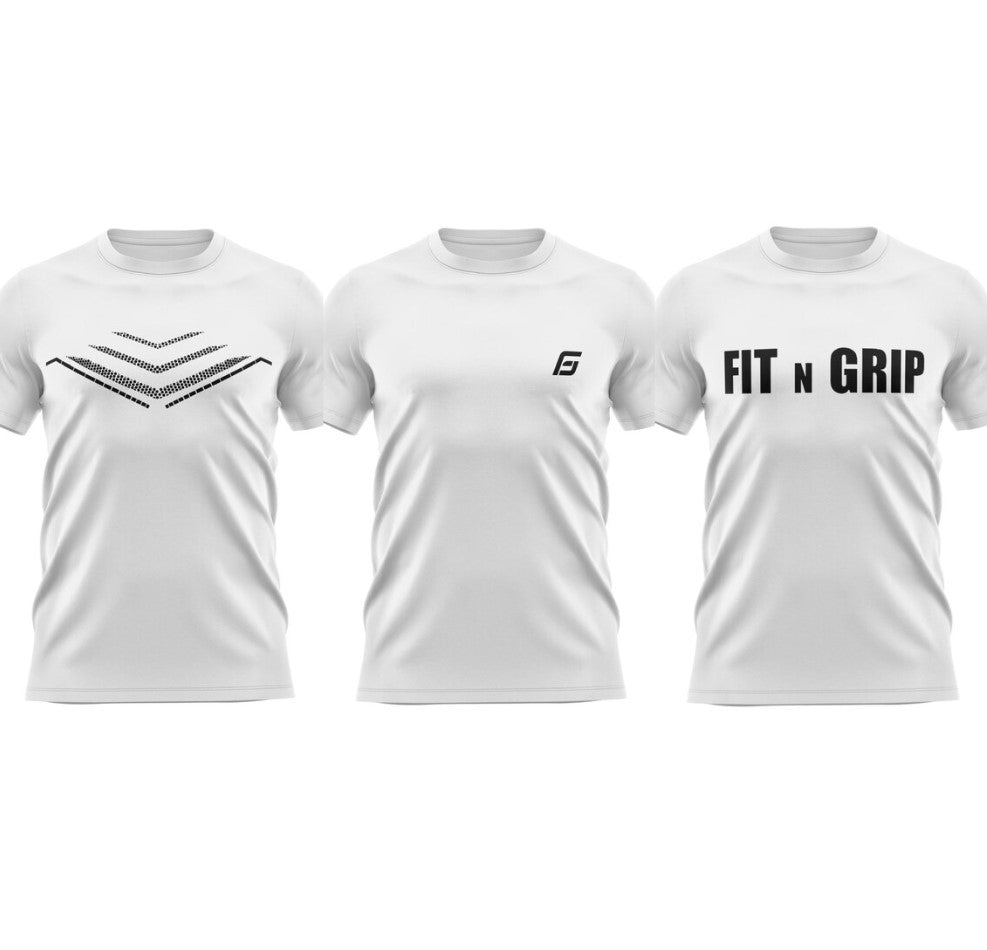 Premium White Tee Collection: Set of 3