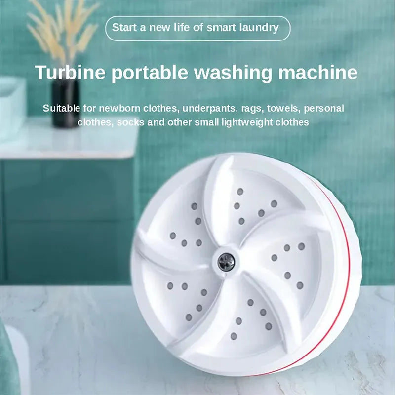 Twist & Wash: The Ultimate 3-in-1 Mini Portable Washing Machine & Dishwasher