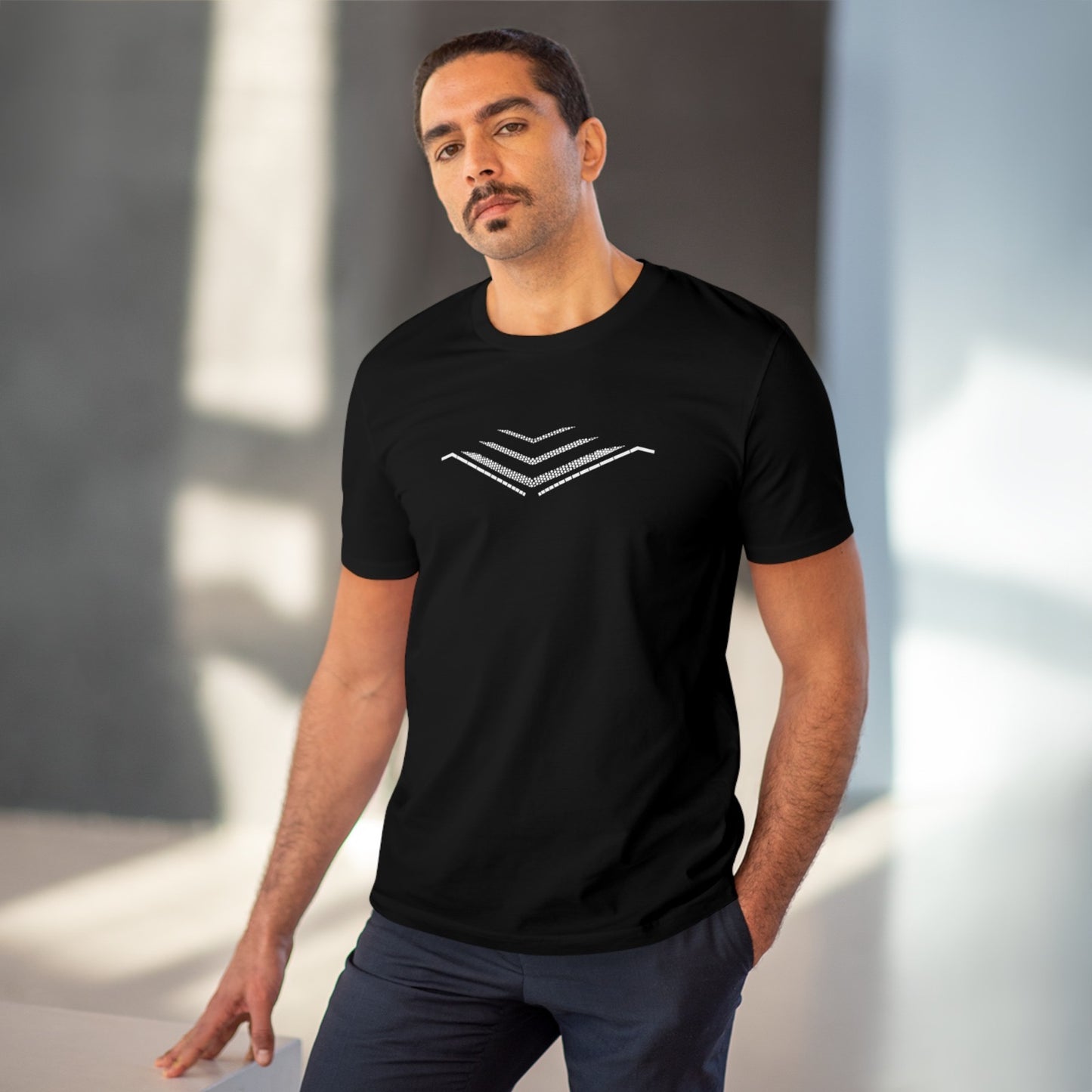 Arrow Design T-Shirt for men: Black