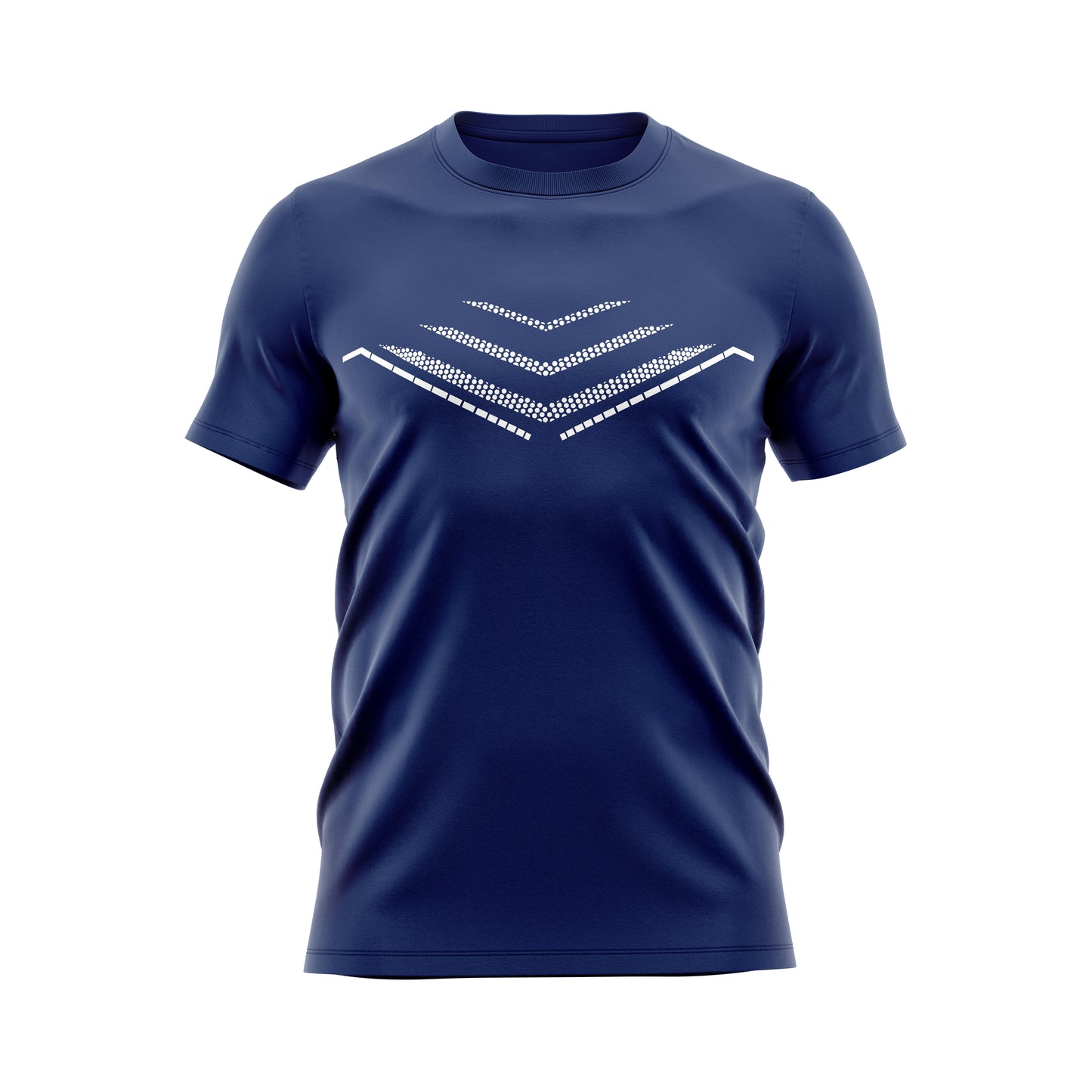 Arrow Design T-Shirt for Men- Navy Blue